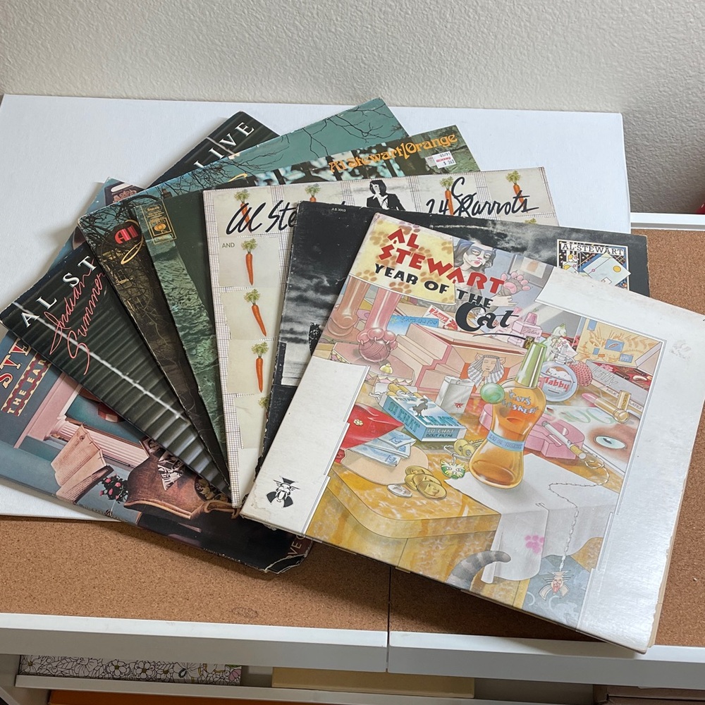 Al Stewart Vintage Vinyl Record Collection